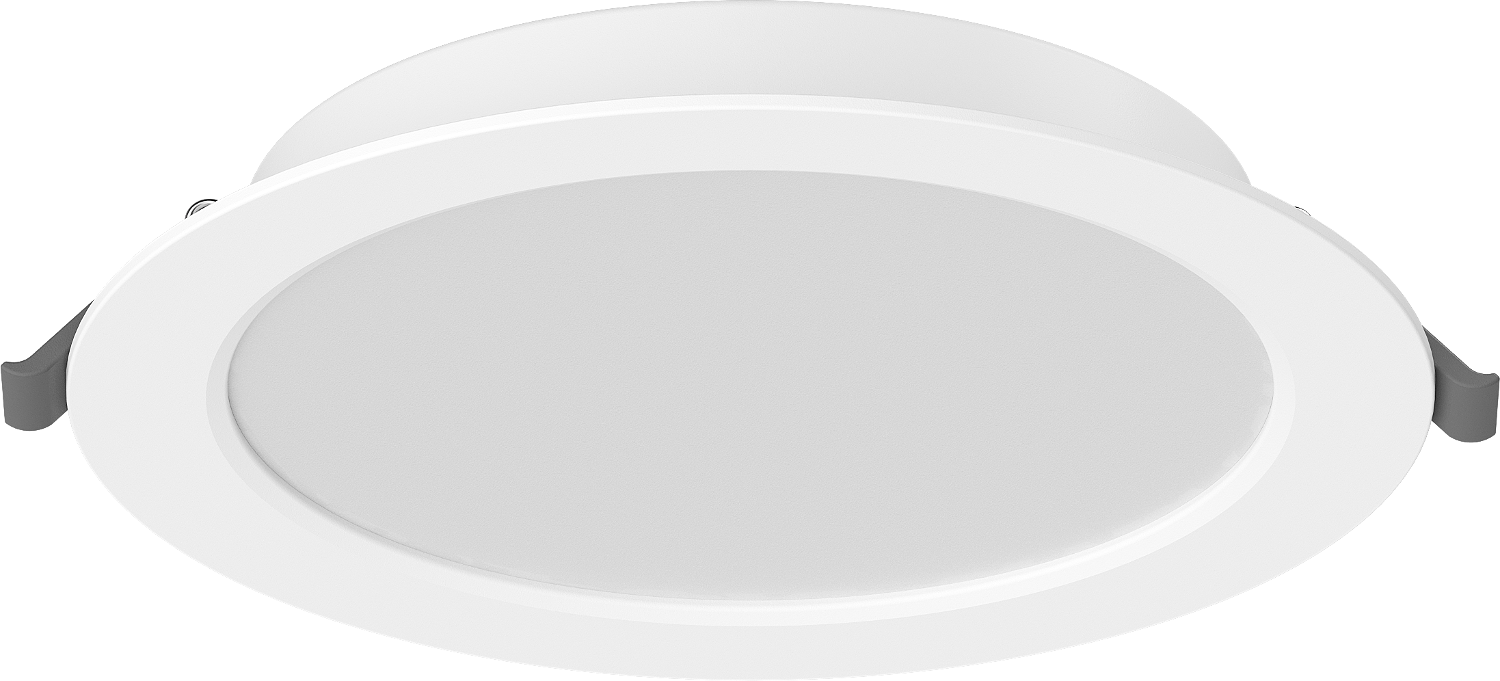 Mexen LDRR LED-Decken-Downlight-Einbauleuchte, Ø 17 cm, 12W, Neutral - 4000K, 1320 lm, weiß - L210-017-1240-20
